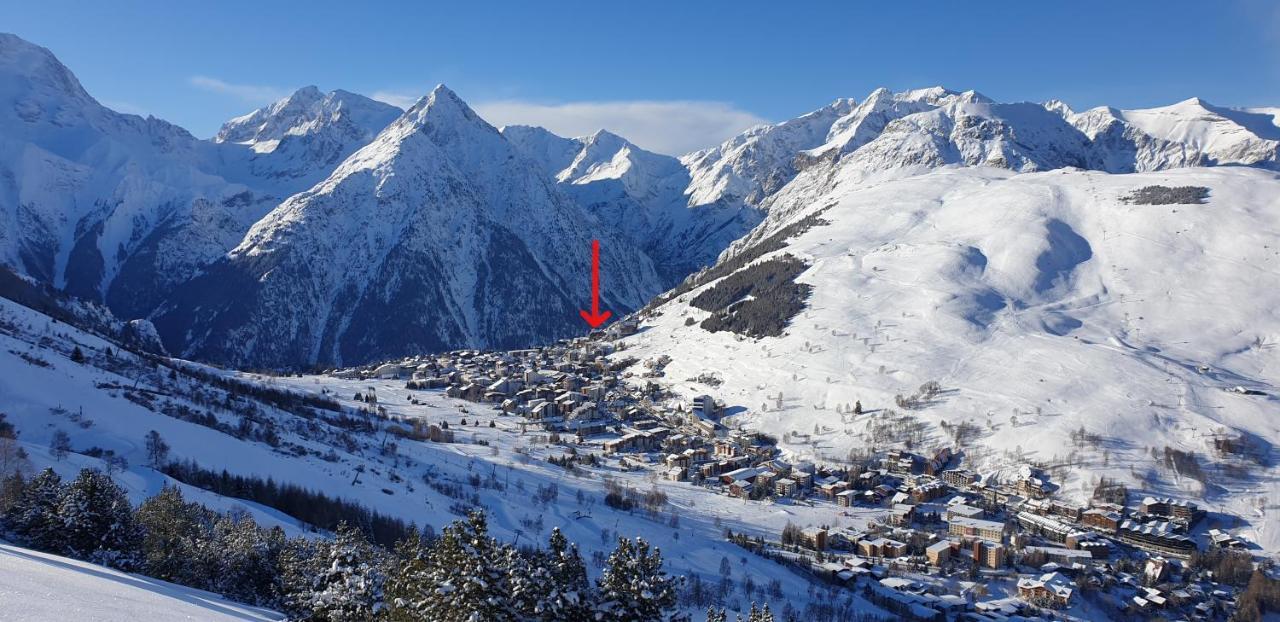 Studio Alpheratz Forest - 1 A 3 Pers - Wifi, Balcon, Vue Piste Et Glacier Muzelle, Calme, Proche Commerces Et Pistes- Tsc Super Venosc A 80M Les Deux Alpes Luaran gambar